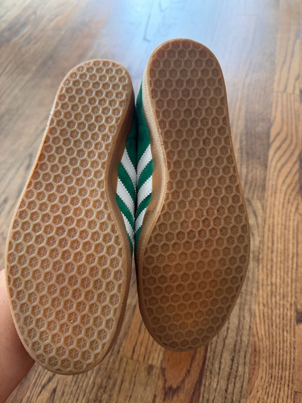 adidas Green Suede Gazelle Sneakers - Picture 2 of 3